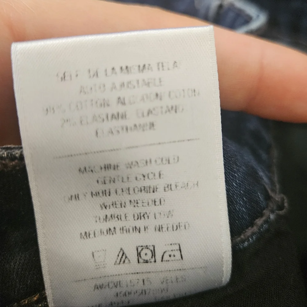 Joe's Flare Mid Rise Dark Stretch Veles Jeans 28 / 6 - Picture 6 of 7